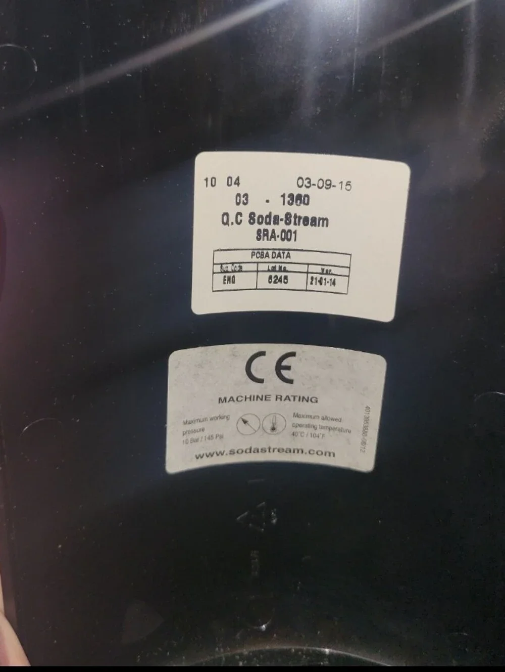 SodaStream model SRA-001